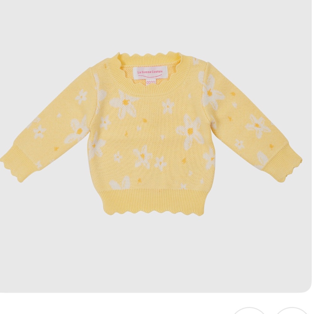 Yellow Floral Kids Matching Set